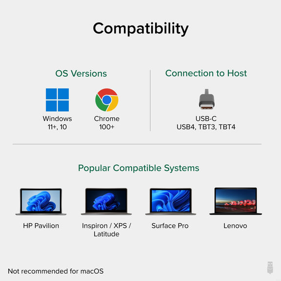 Plugable USB-C Dual 4K HDMI MST Adapter