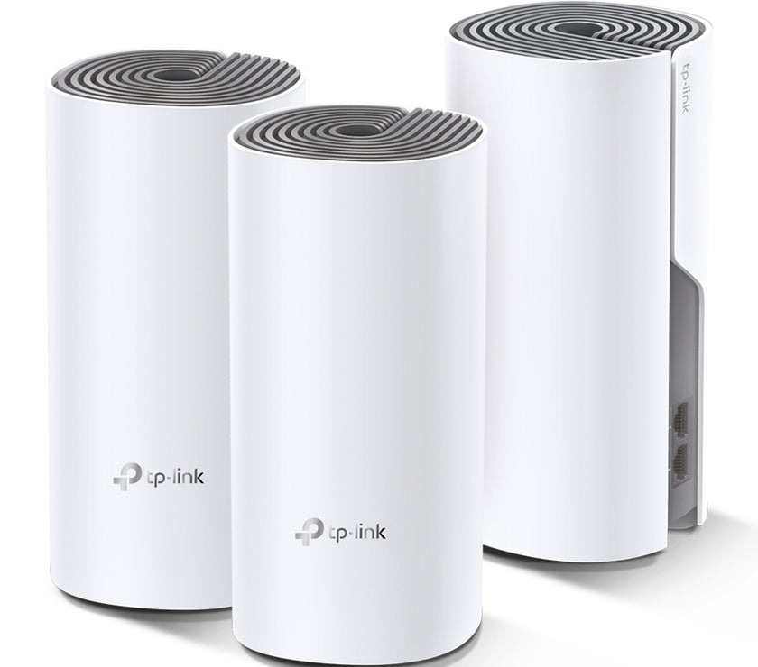TP-Link Deco E4 - Wi-Fi system - (3 routers) - mesh - Wi-Fi 5 - Dual Band (pack of 3)