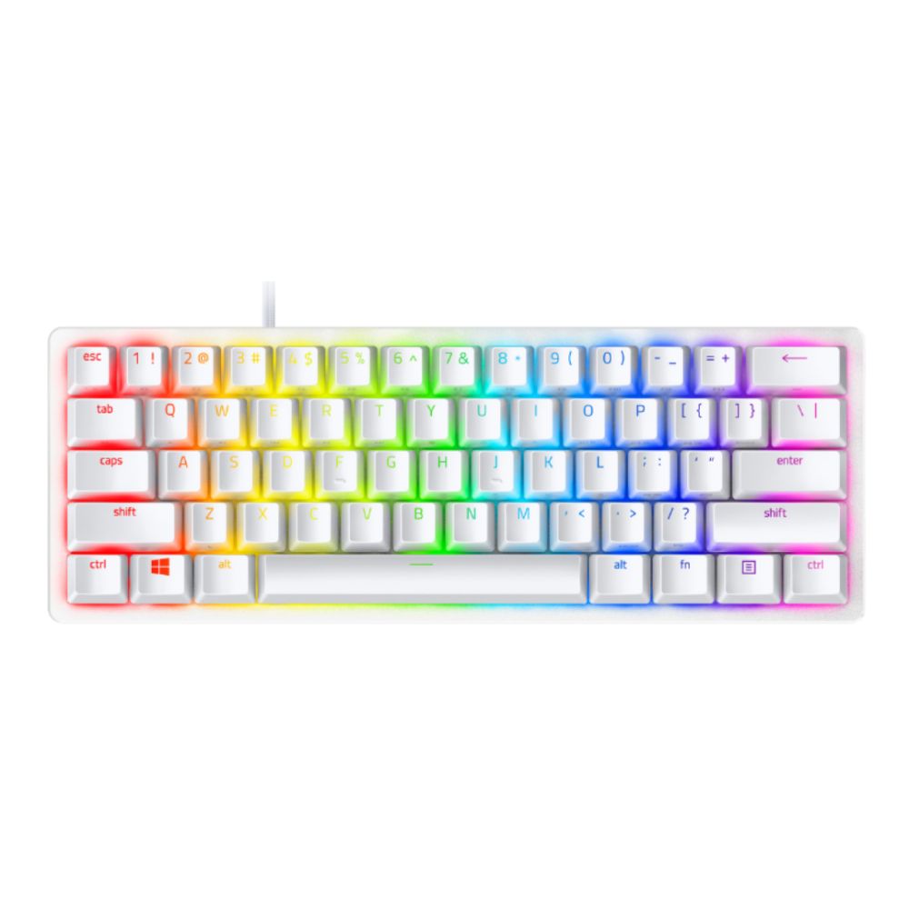 RAZER HUNTSMAN MINI KB WHT RED SWITCH