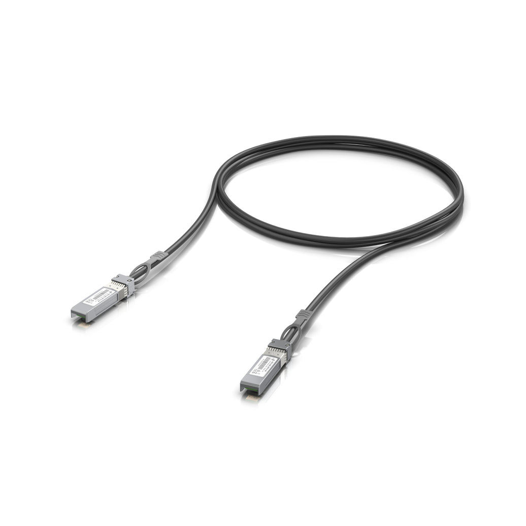 Ubiquiti 10GBase direct attach cable - SFP to SFP - 1 m - 4.2 mm - passive - black