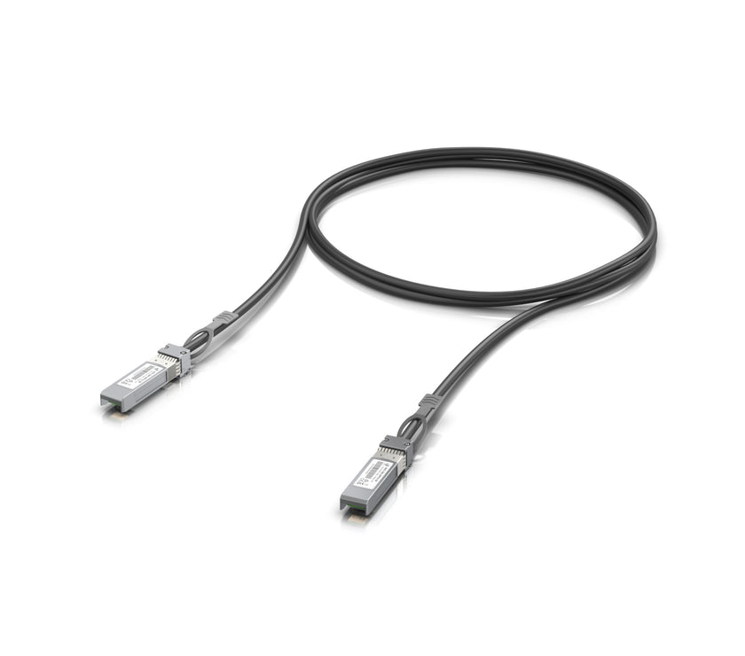 Ubiquiti 10GBase direct attach cable - SFP to SFP - 1 m - 4.2 mm - passive - black