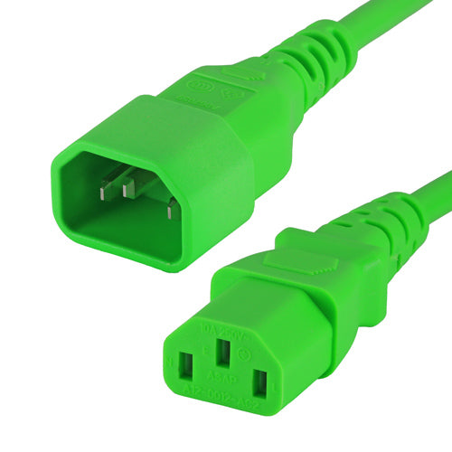 CNL 1M C14-C13 Gn PVC 0.75MM