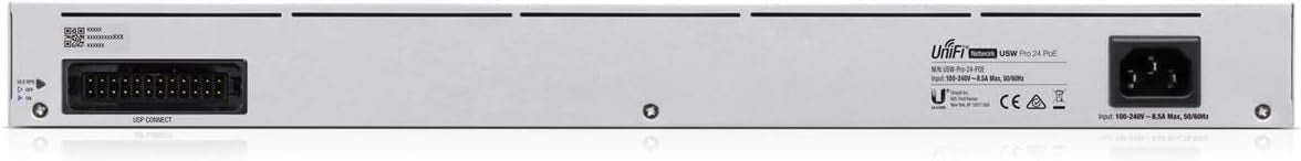 Ubiquiti UniFi Switch USW-Enterprise-24-PoE - Switch - L3 - Managed - 12 x 100 1000 2.5G (PoE ) 12 x 10 100 1000 (PoE ) 2 x 10 Gigabit SFP - rack-mountable - PoE (400 W)