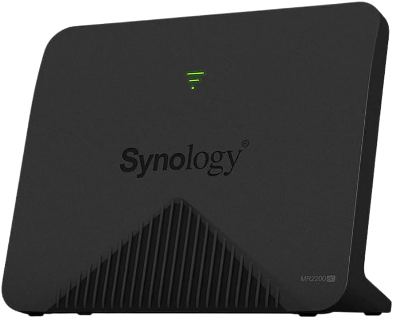 Synology MR2200AC wireless router Gigabit Ethernet Dual-band (2.4 GHz / 5 GHz) Black