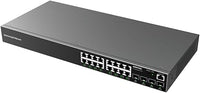 Grandtream GWN7802 NETWORK SWITCHES 16 X POE, 2 X SFP