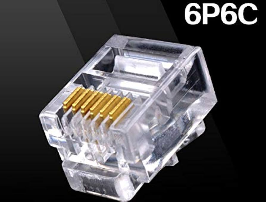 Titan RJ11 PLUG 6P/6C (10PK)