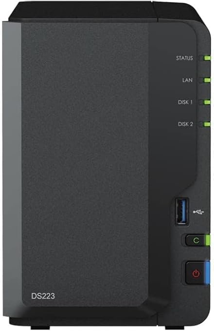 Synology DS223 2 Bay Desktop