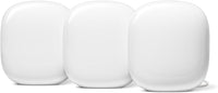 Google Nest WiFi Pro Home Mesh Wi-Fi 6E System (2022) White 3 Pack