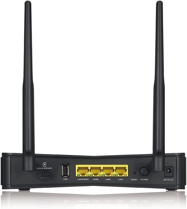 Zyxel LTE3301-PLUS wireless router Gigabit Ethernet Dual-band (2.4 GHz / 5 GHz) 4G Black