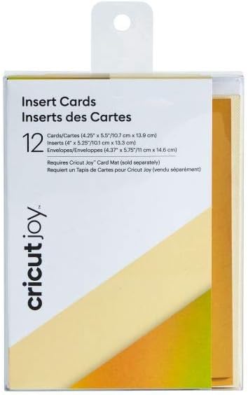 Cricut Joy Insert Cards 12-pack (Cream/Holo)