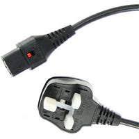 2M UK C13 Lck Bk PVC 1.0MM