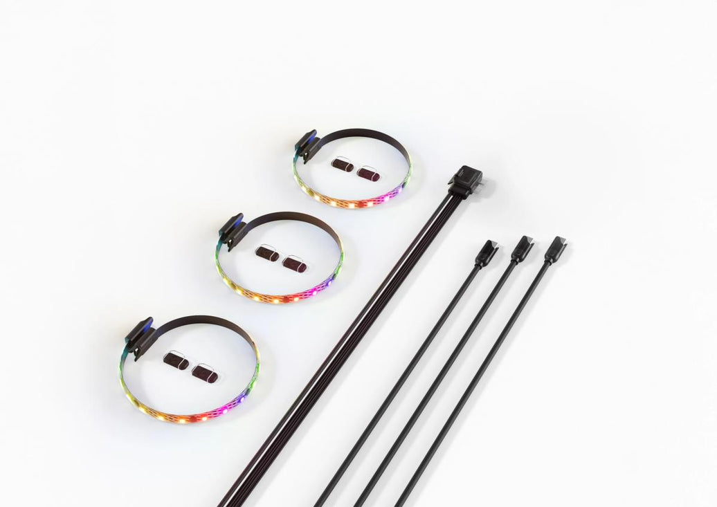 HYTE LS10 RGB LIGHT STRIPS BLK 3PK + NP