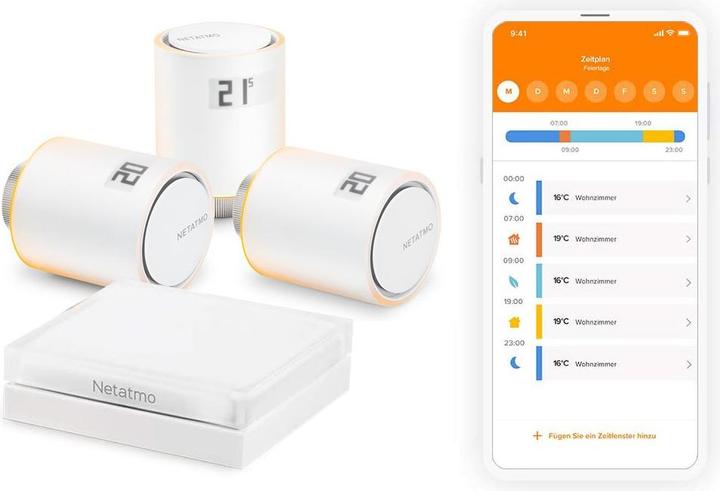 Netatmo smart additional radiator valve triple pk