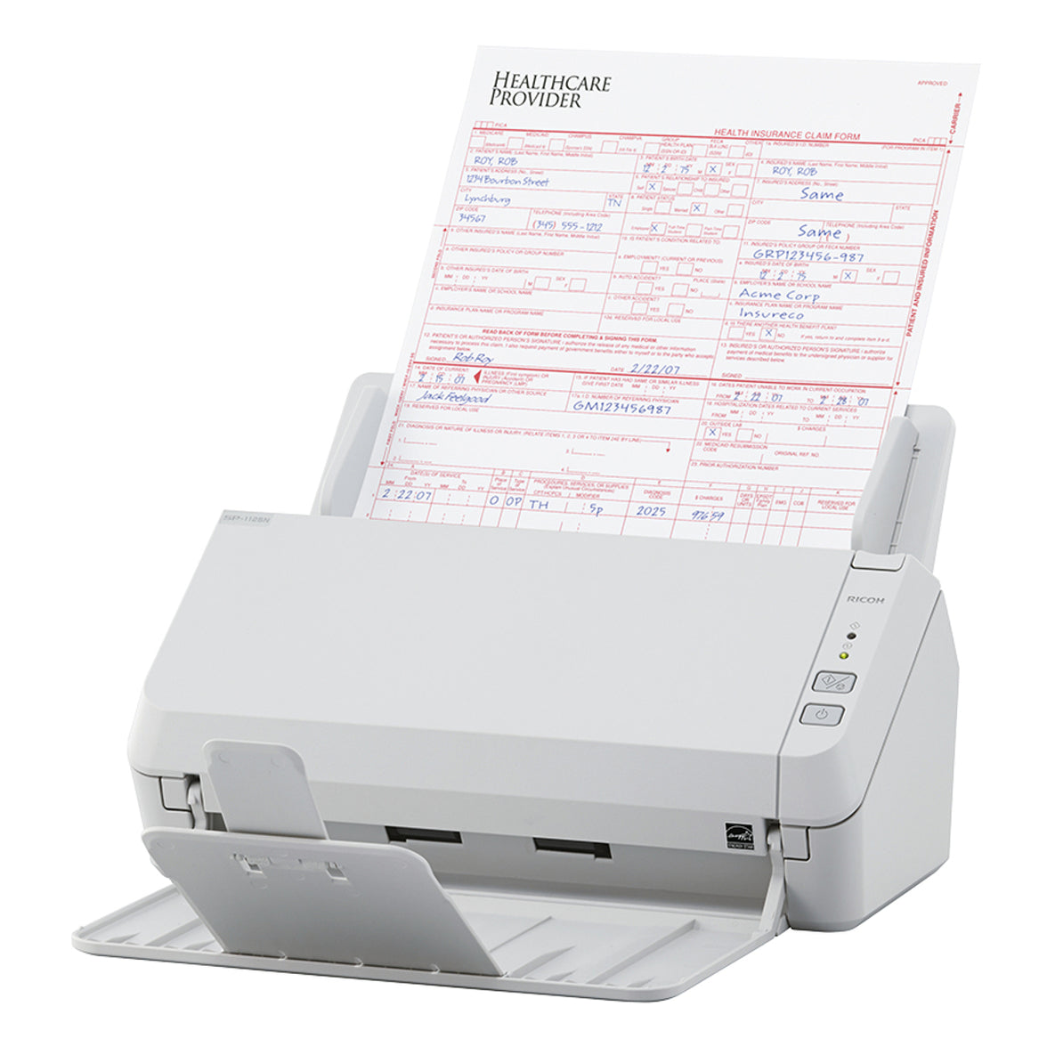 RICOH SP-1125N A4 Ethernet USB Scanner