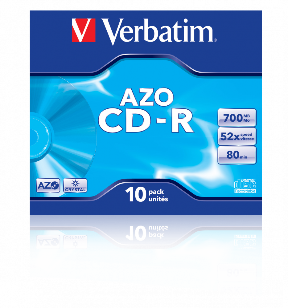 Verbatim AZO CD-R80 52x 10pk J/C