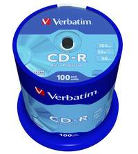 Verbatim CD-R 52x 100pk Spindle