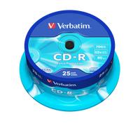 Verbatim CD-R 52x 25pk Spindle