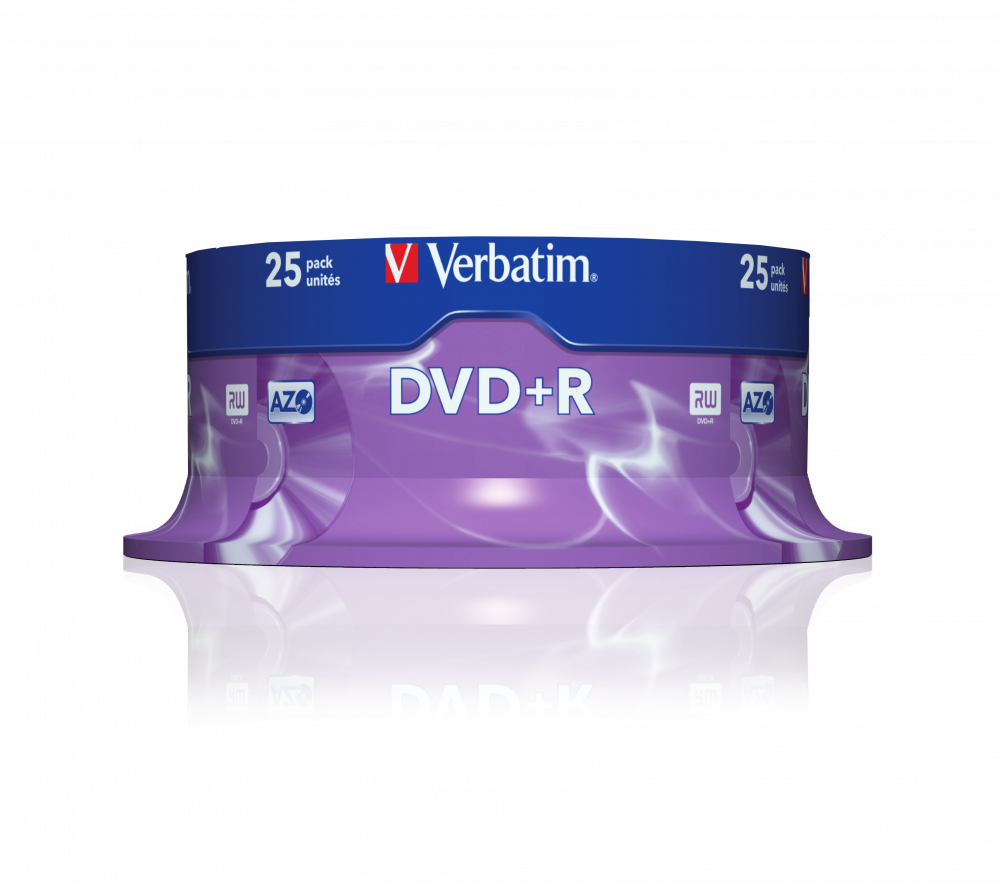 Verbatim DVD+R 16x 25pk Spindle