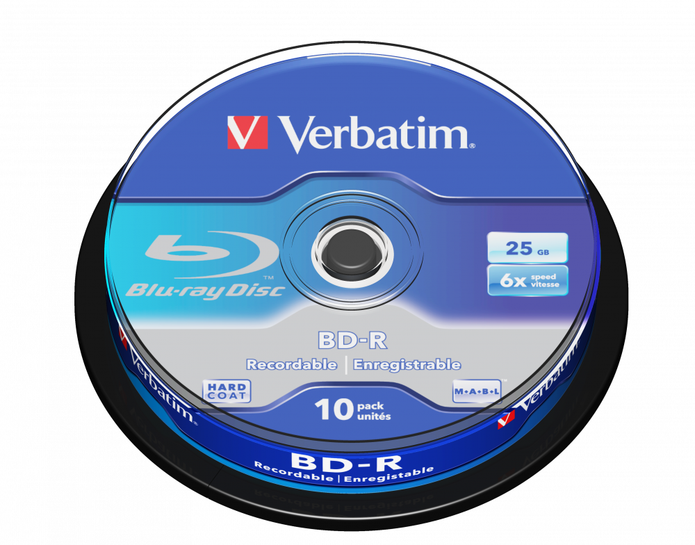 Verbatim BD-R DL 50GB 6x 10pk Spindle