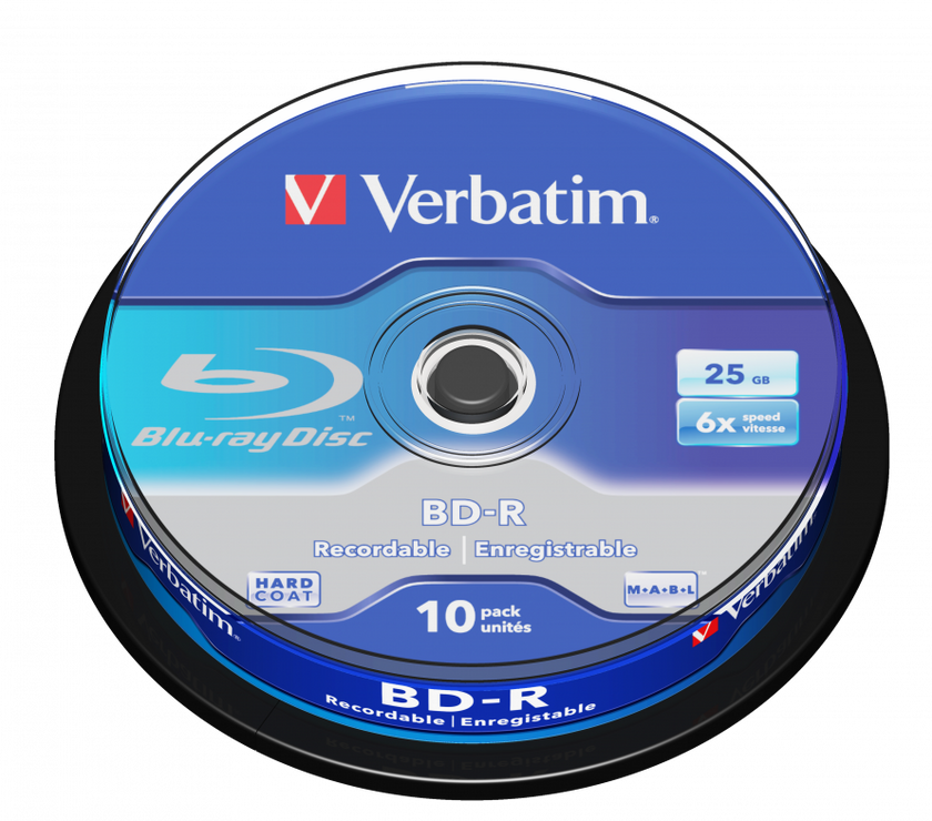 Verbatim BD-R DL 50GB 6x 10pk Spindle