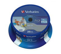 Verbatim BD-R 'Datalife' 25GB 8 x 25pk