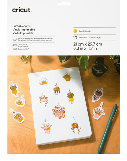 Joy Xtra Printable Vinyl (Gold) 30 Sht