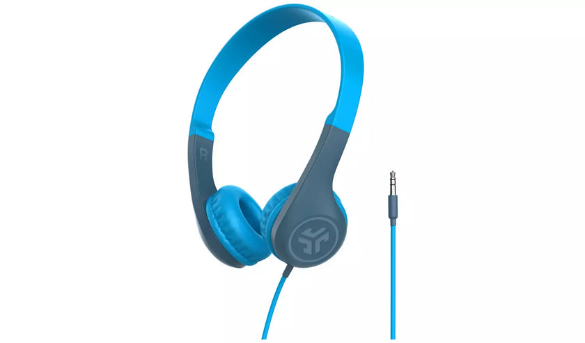 JLab JBuddies Pop Wired Headphones - Blue