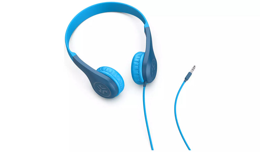 JLab JBuddies Pop Wired Headphones - Blue