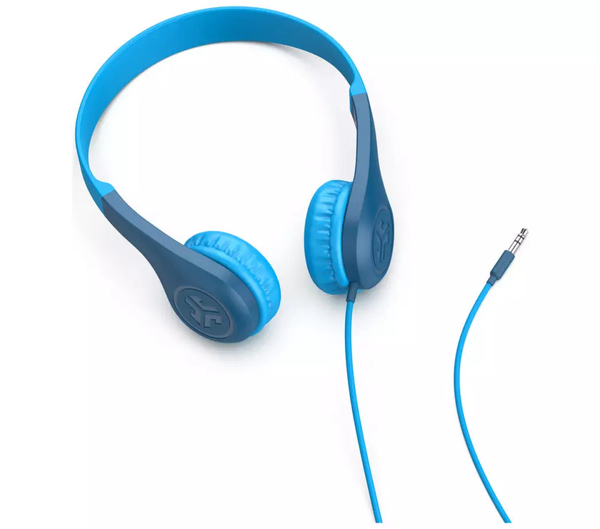 JLab JBuddies Pop Wired Headphones - Blue