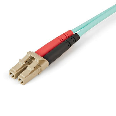 Startech 1m Aqua MM 50/125 OM4 Fiber Optic Cable