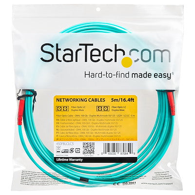 StarTech 5m Aqua Fiber Cable