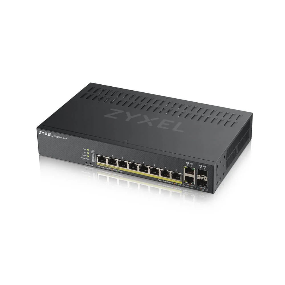 GS1920-8HPV2 10 PORT SMART MANAGED SWITCH
