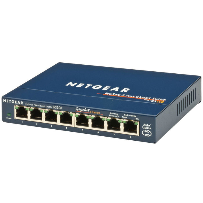 NETGEAR GS108 8 PORT GIG SWITCH