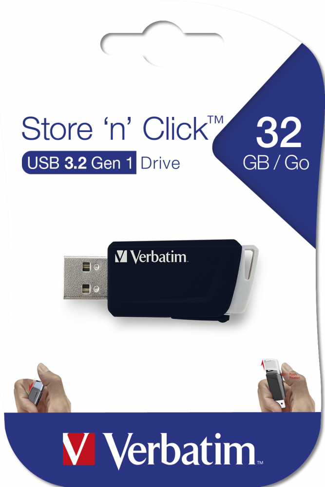 Verbatim USB 3.0 STORE N CLICK 32GB Blk