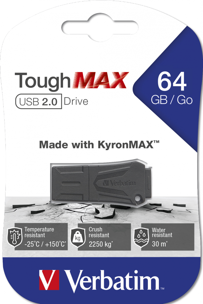 Verbatim ToughMAX USB 2.0 Drive 64GB
