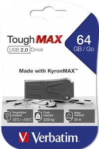 Verbatim ToughMAX USB 2.0 Drive 64GB