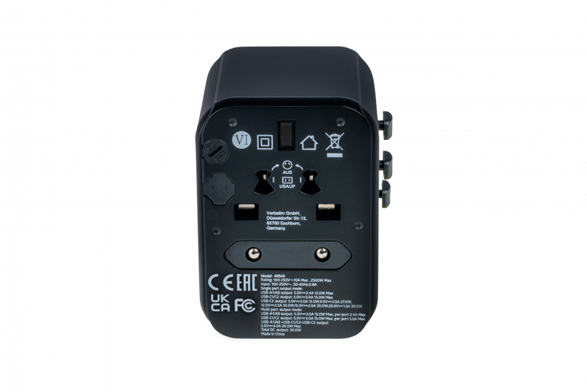 Verbatim Uni Travel Adapter UTA-03 PD30W