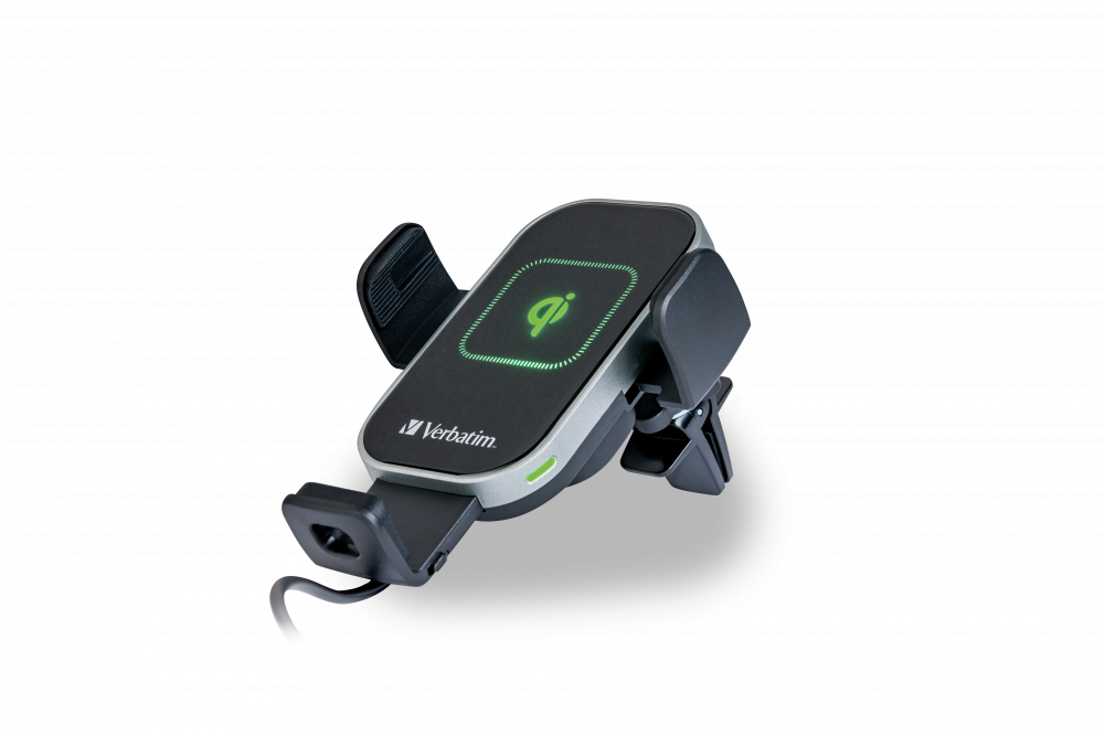 Verbatim Pro Qi Fast Wireless Car Charger
