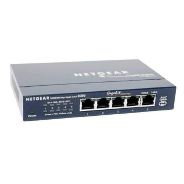 NETGEAR GS105 5 PORT GIGABIT SWITCH