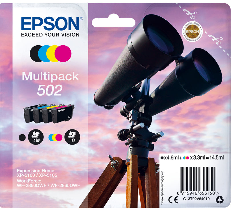 502 Black Colour Ink Multi