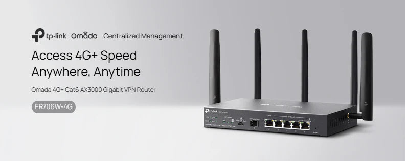 TP-LINK OMADA 4G+CAT6 AX3000 GB VPN GW