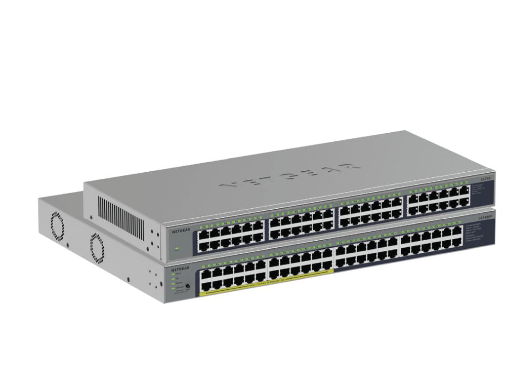 NETGEAR 48PT GIGE Unmanaged SWCH W/POE+