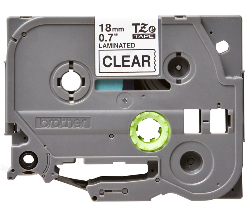 TZE141 Black On Clear Label Tape