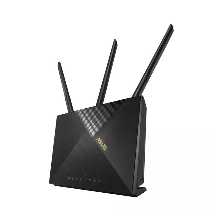 ASUS 4G-AX56 wireless router Gigabit Ethernet Dual-band (2.4 GHz / 5 GHz) Black
