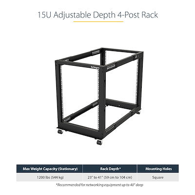 StarTech 15U Open Frame Rack