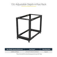 StarTech 15U Open Frame Rack