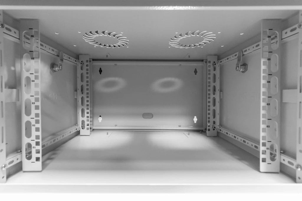 ALL-RACK 6U 550MM DEEP WALLBOX GREY