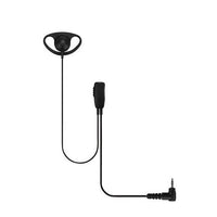 D SHAPE EARPIECE PTT + LAPEL MIC TLKR