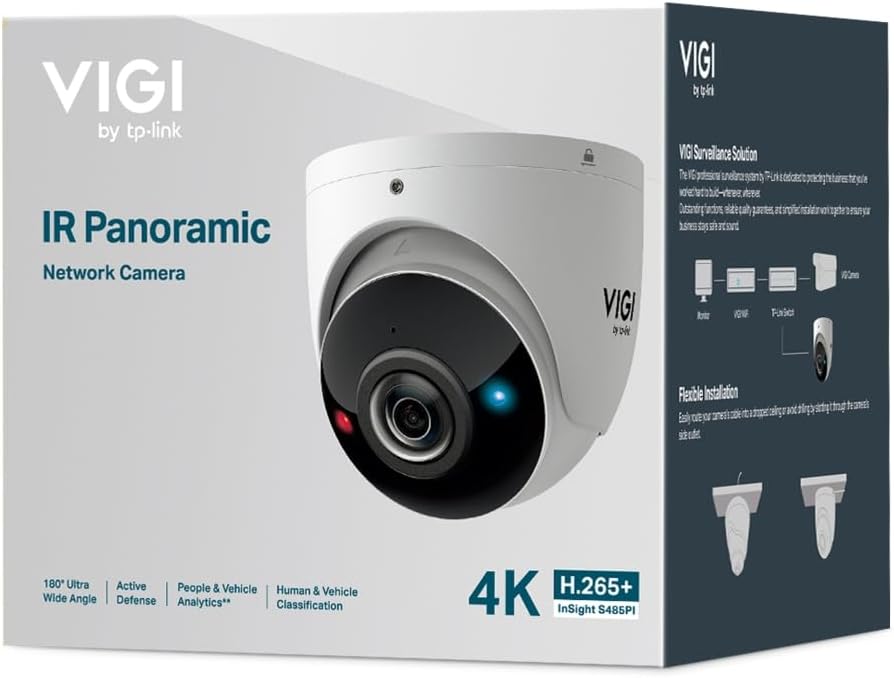 TP-LINK VIGI 8MP IR PANO TURRET NETWORK CAMERA