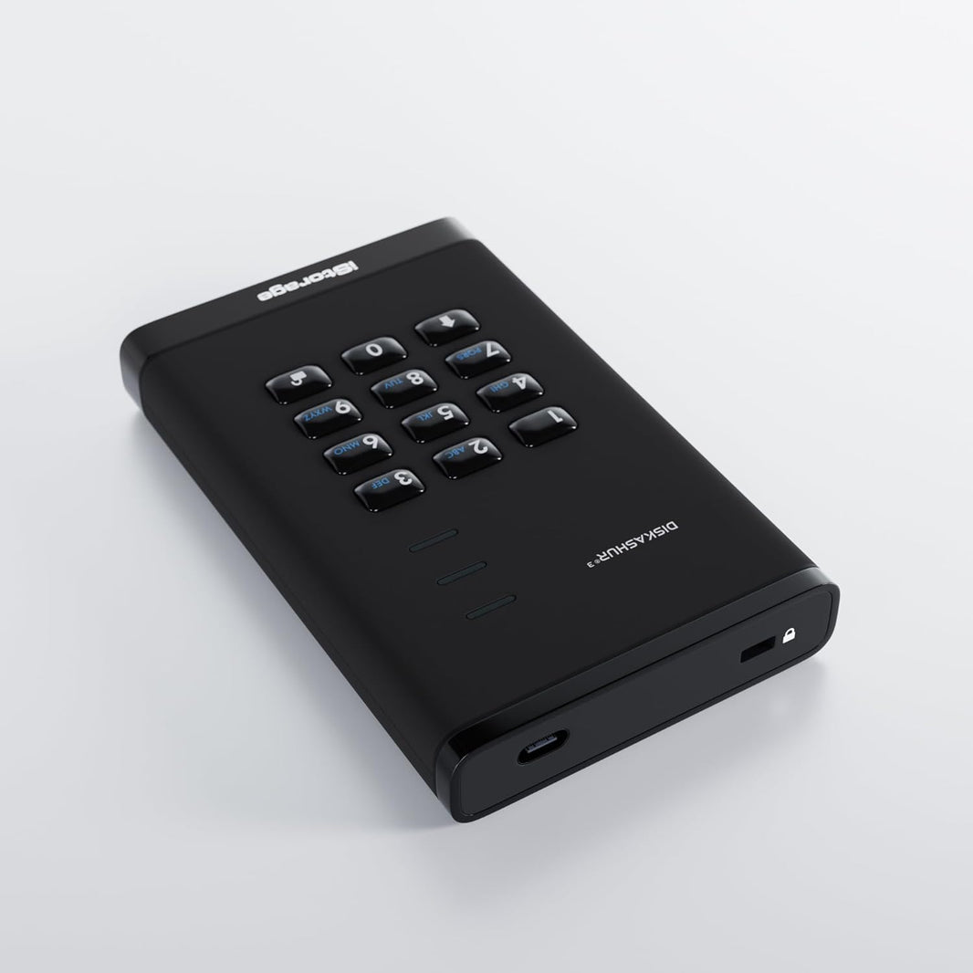 iStorage diskAshur3 HDD 5TB - Black